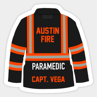 9-1-1 LONESTAR - CAPTAIN VEGA - PARAMEDIC Sticker